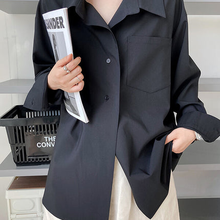 Onbely blouse simple boutonnage pour femme.