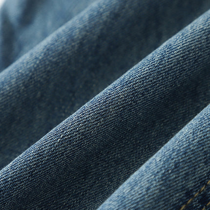 Onbely Jeans Longs Flare Évasé Vintage pour Femme avec Poches et Fermeture Éclair