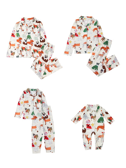 Merry Pups – Pyjamas de Noël Assortis pour la Famille