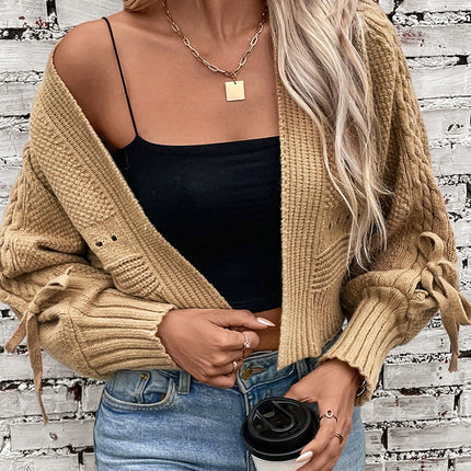 Onbely cardigans pull unicolore tissu tricoté manches longues feme décontractée mode tous les jours bureau