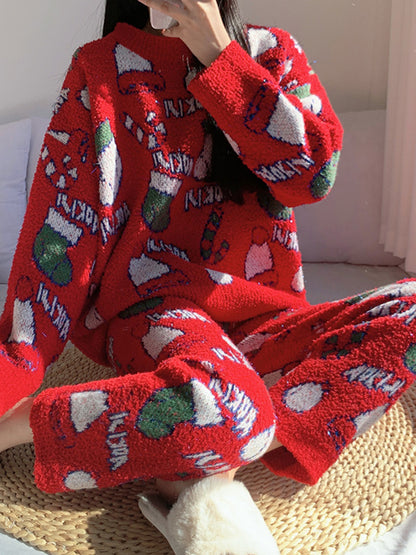 Onbely ensemble de pyjama femme noël