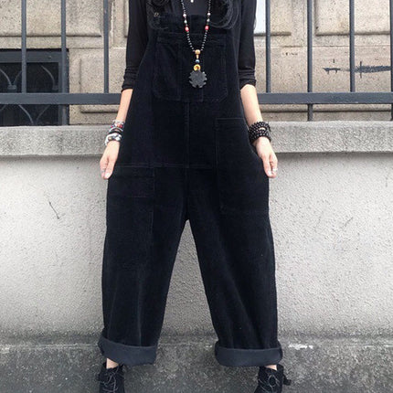 Onbely salopette velours cotelé avec poches femme casual