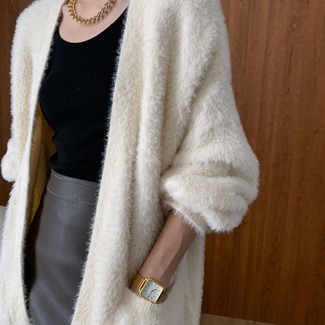 Onbely cardigan avec poches femme décontracté beige