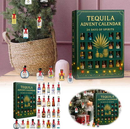 2026 Tequila Advent Calendar 24 Days Of Festive Surprises Mexican Inspired Holiday Countdown Gift 2d Acrylic Collectible Display Decor