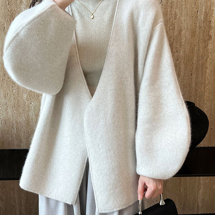 Onbely cardigans strappy rouge noël pour femme - onbely