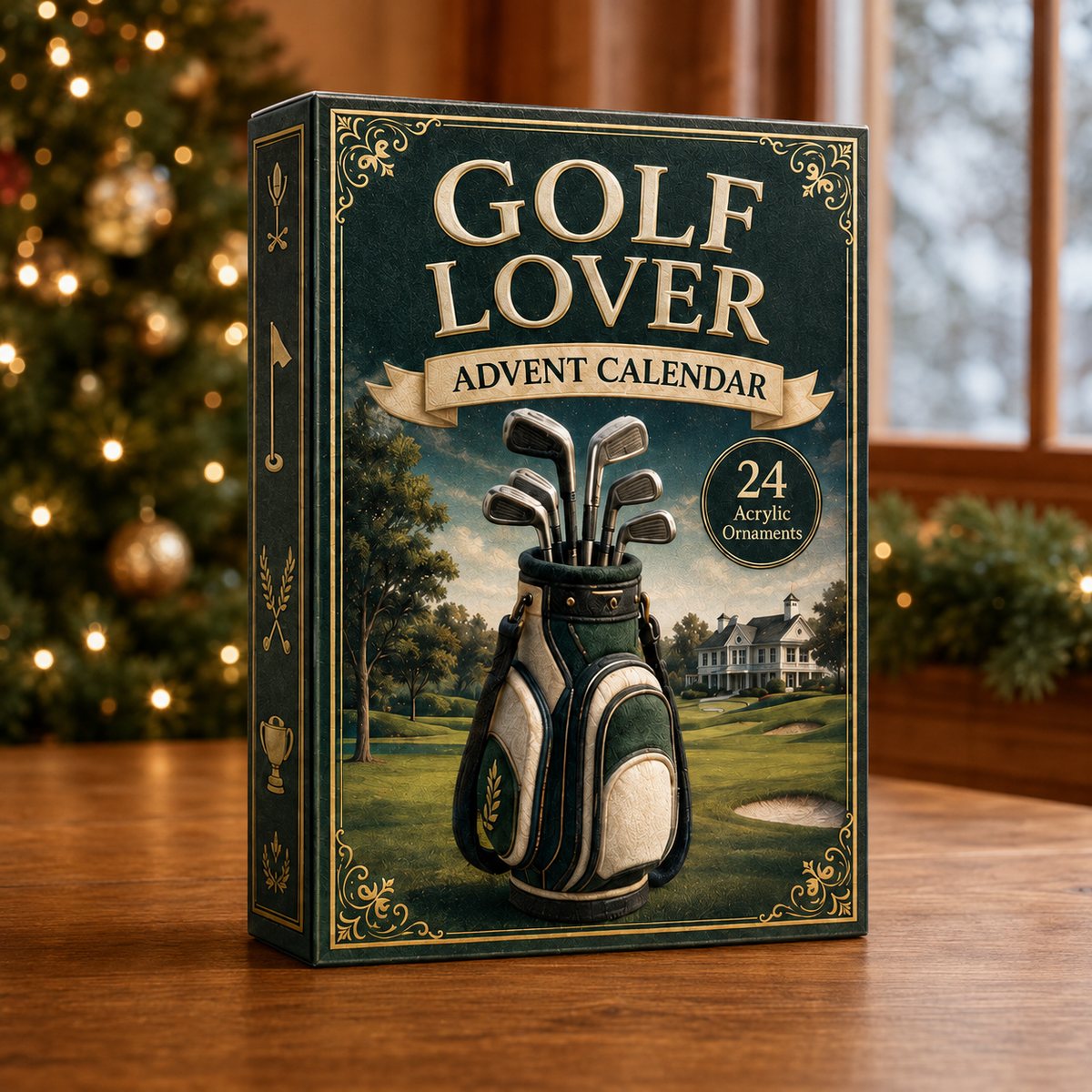 Golf Lover Advent Calendar 2026 - 24-Day Festive Countdown, Acrylic Charms Blind Box - Gift For Sports Lovers