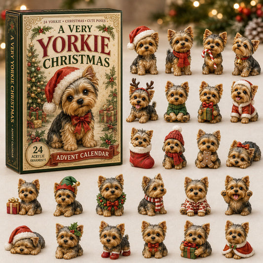 A Very Yorkie Christmas Advent Calendar 2026 - 24-Day Festive Countdown
