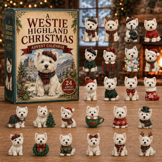 A Westie Highland Christmas Advent Calendar 2026 - 24-Day Festive Countdown