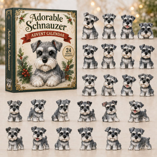 Adorable Schnauzer Advent Calendar 2026 - 24-Day Festive Countdown