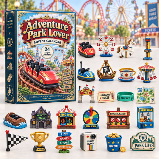 Adventure Park Lover Advent Calendar 2026 - 24-Day Festive Countdown