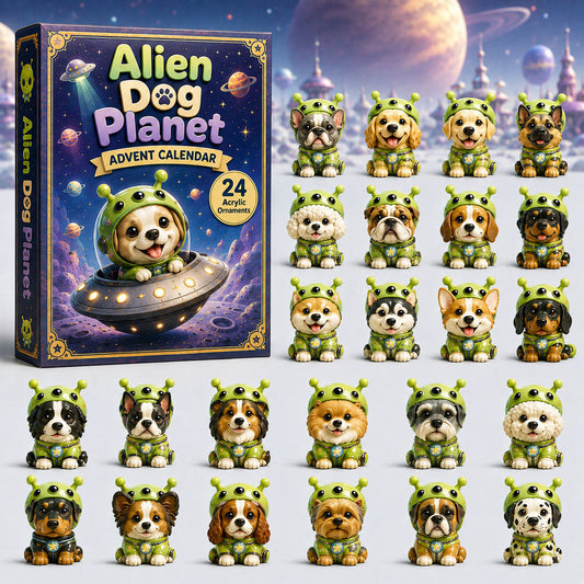 Alien Dog Planet Advent Calendar 2026 - 24-Day Festive Countdown