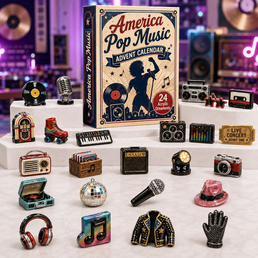 America Pop Music Advent Calendar 2026 - 24-Day Festive Countdown