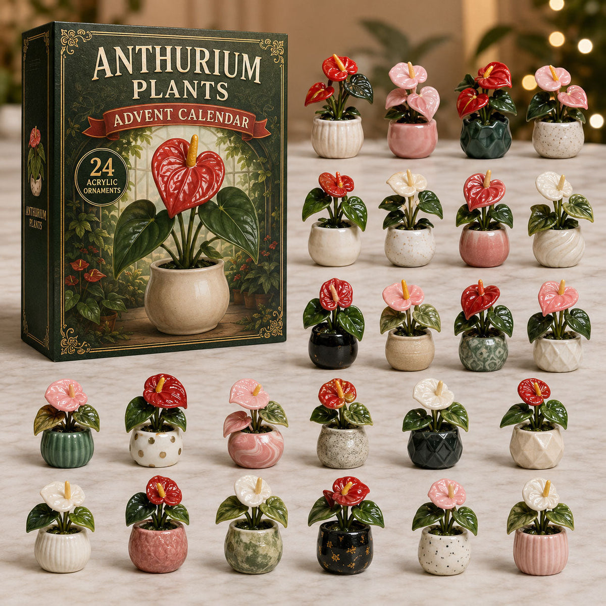 Anthurium Garden Advent Calendar 2026 - 24-Day Festive Countdown