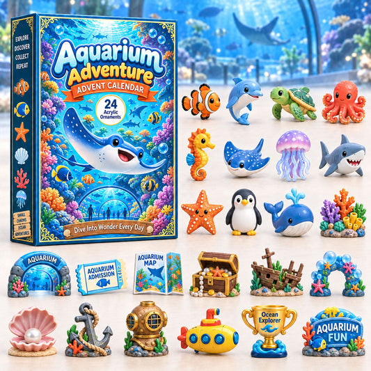 Aquarium Adventure Advent Calendar 2026 - 24-Day Festive Countdown