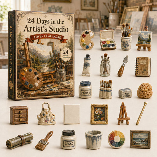 Artist Studio Advent Calendar 2026 - 24-Day Festive Countdown