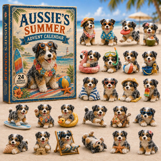 Aussie Summer Dog Advent Calendar 2026 - 24-Day Festive Countdown