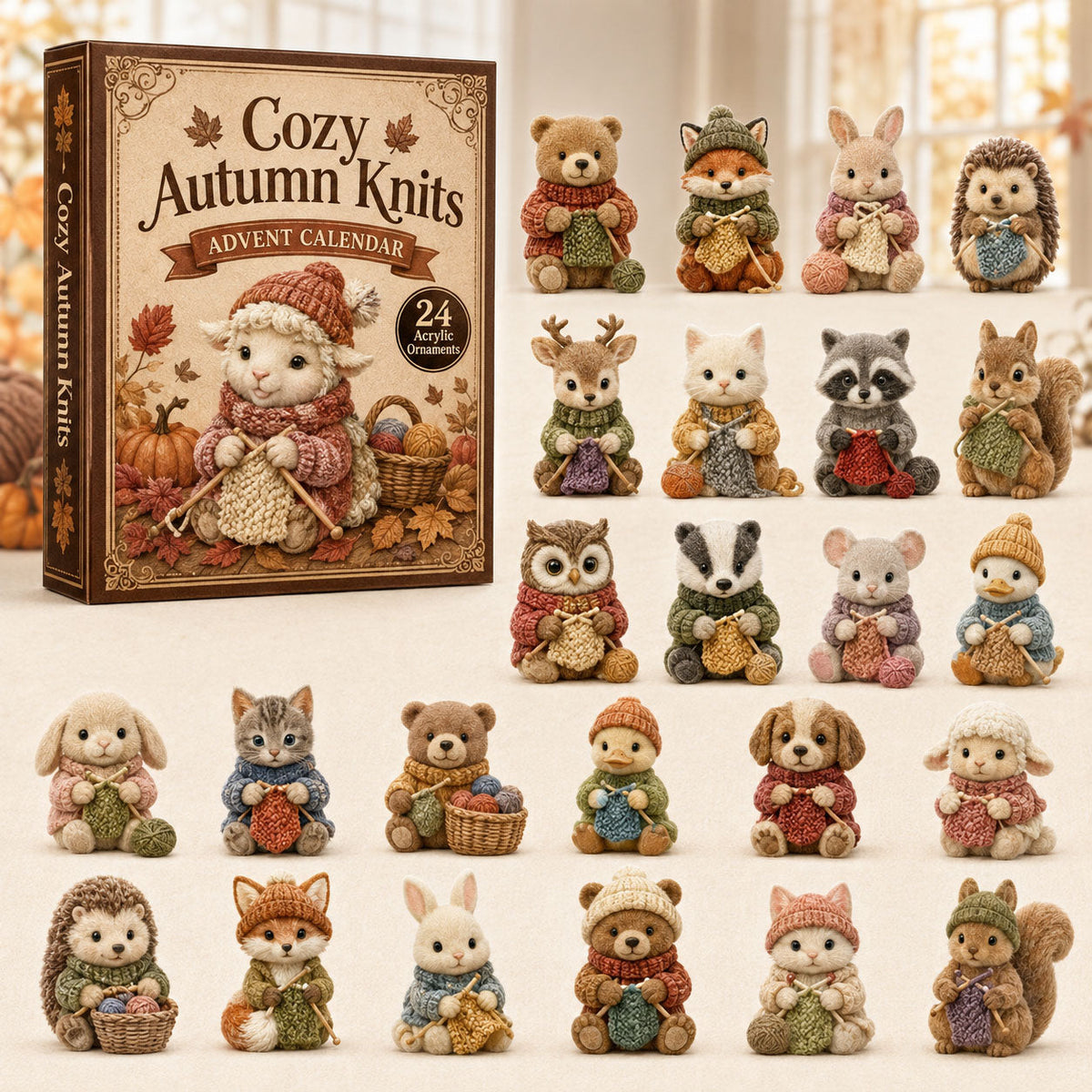 Autumn Knits Advent Calendar 2026 - 24-Day Festive Countdown