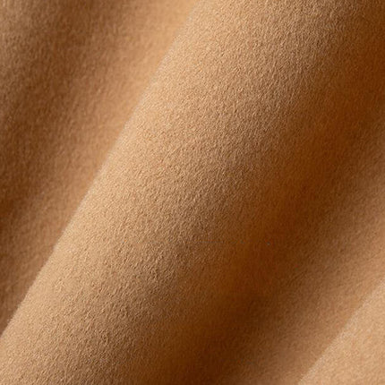 Onbely mi-longue manteau en laine double boutonnage épaule tombante femme