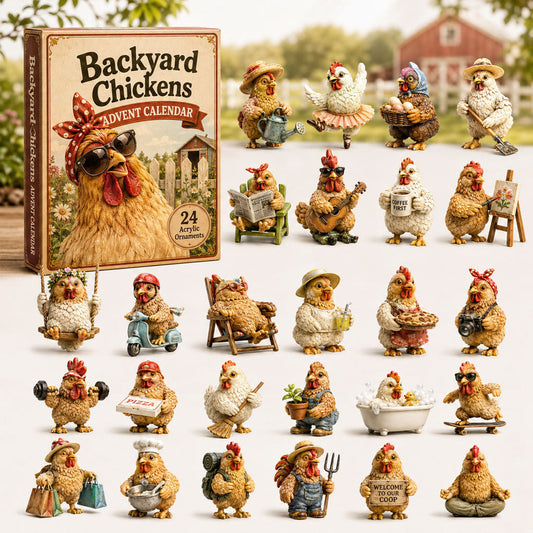 Backyard Chickens Advent Calendar 2026 - 24-Day Festive Countdown