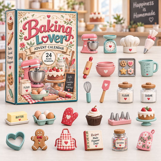 Baking Lover Advent Calendar 2026 - 24-Day Festive Countdown