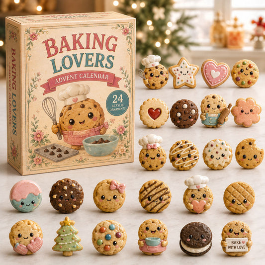 Baking Lovers Cookie Advent Calendar 2026 - 24-Day Festive Countdown