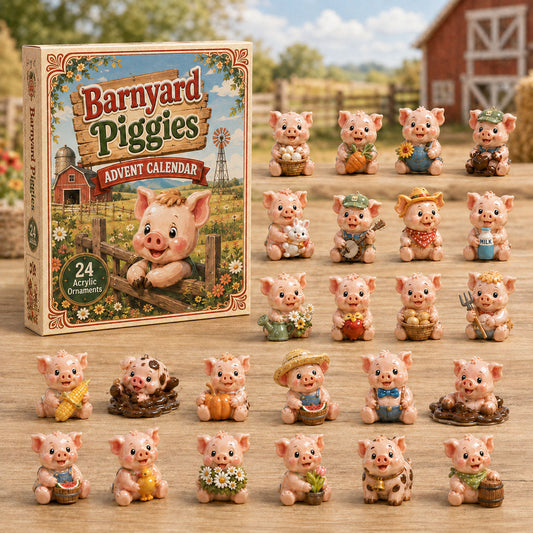 Barnyard Piggies Advent Calendar 2026 - 24-Day Festive Countdown
