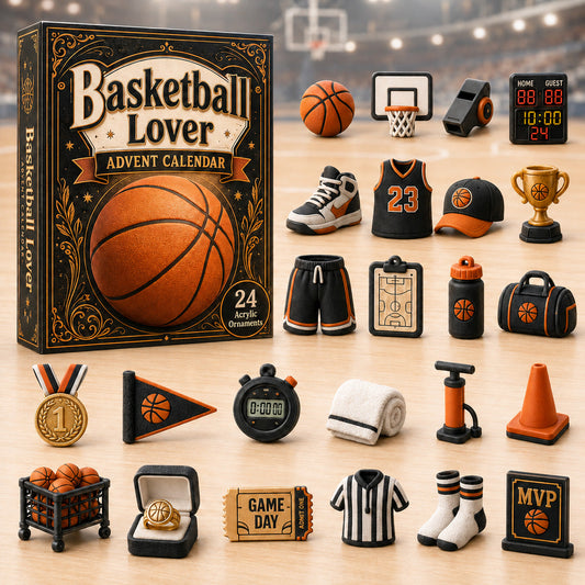 Basketball Lover Advent Calendar 2026 - 24-Day Festive Countdown