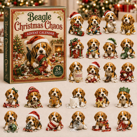 Beagle Christmas Chaos Advent Calendar 2026 - 24-Day Festive Countdown