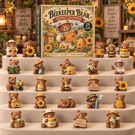 Beekeeper Bear Advent Calendar 2026 - 24-Day Festive Countdown