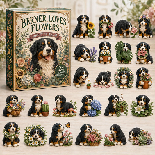 Berner Loves Flowers Advent Calendar 2026 - 24-Day Festive Countdown