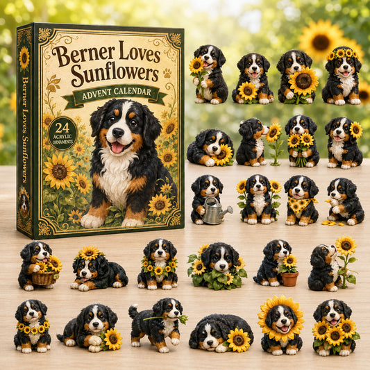 Berner Loves Sunflowers Advent Calendar 2026 - 24-Day Festive Countdown