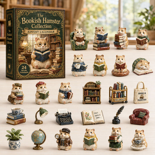 Bookish Hamster Advent Calendar 2026 - 24-Day Festive Countdown
