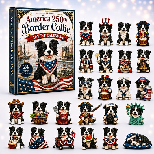 Border Collie Advent Calendar 2026 - 24-Day Festive Countdown