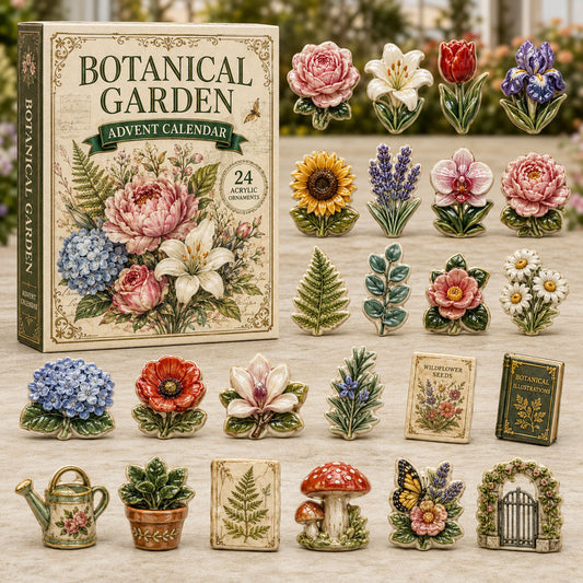 Botanical Garden Advent Calendar 2026 - 24-Day Festive Countdown