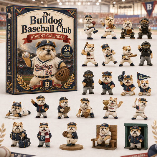 Bulldog Baseball Club Advent Calendar 2026 - 24-Day Festive Countdown