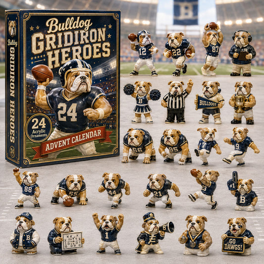Bulldog Football Heroes Advent Calendar 2026 - 24-Day Festive Countdown