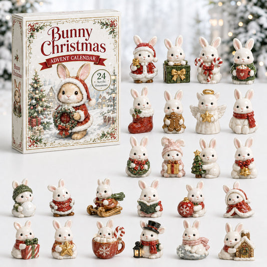 Bunny Christmas Advent Calendar 2026 - 24-Day Festive Countdown
