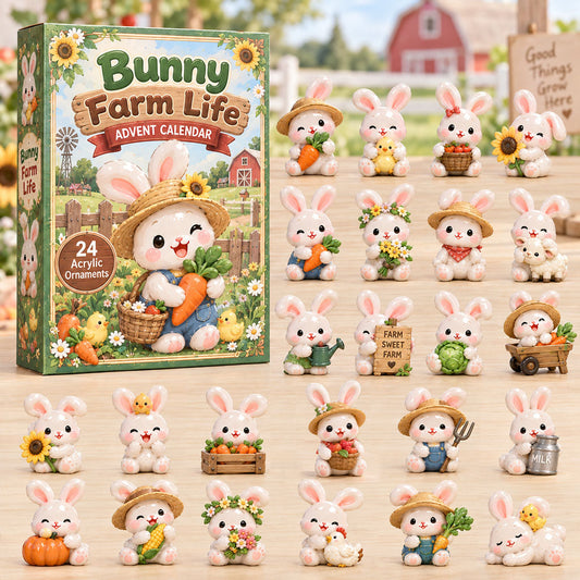 Bunny Farm Life Advent Calendar 2026 - 24-Day Festive Countdown