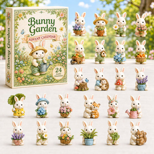 Bunny Garden Advent Calendar 2026 - 24-Day Festive Countdown