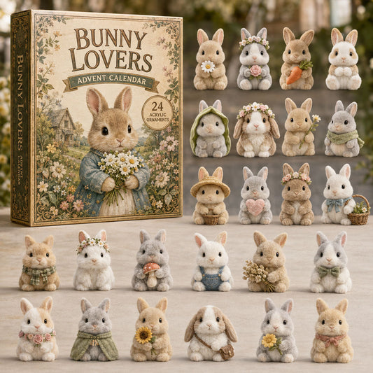 Bunny Lovers Advent Calendar 2026 - 24-Day Festive Countdown
