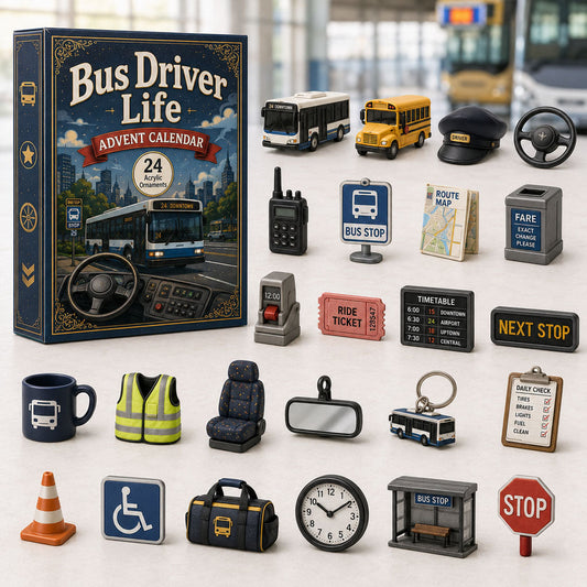 Bus Driver Life Advent Calendar 2026 - 24-Day Festive Countdown