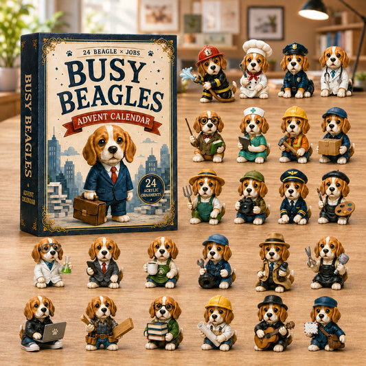 Busy Beagles Advent Calendar 2026 - 24-Day Festive Countdown