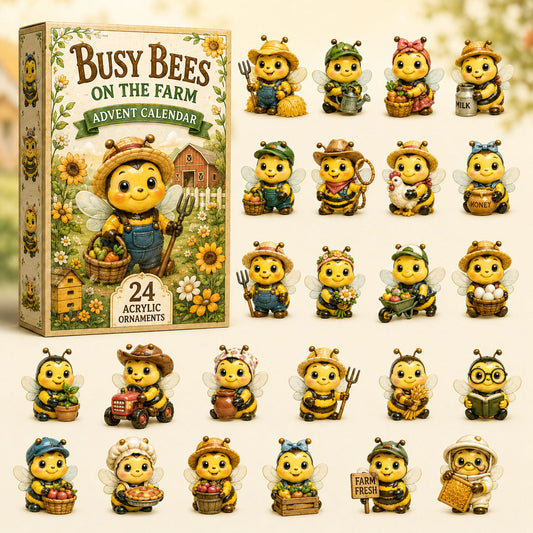 Busy Bees Advent Calendar 2026 - 24-Day Festive Countdown