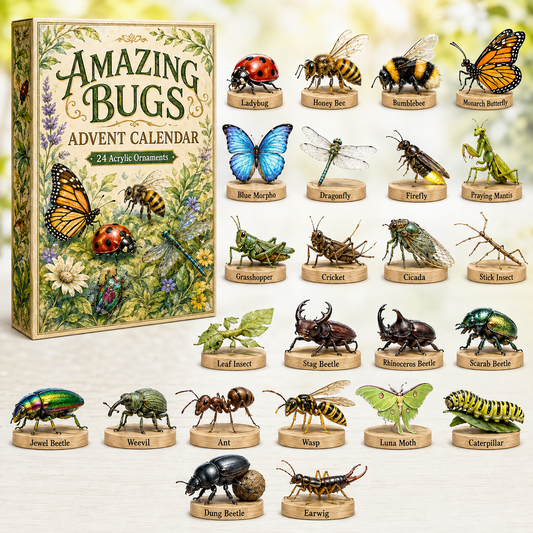 Amazing Bugs Advent Calendar 2026 - 24-Day Festive Countdown
