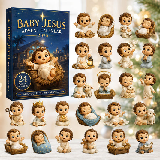 Baby Jesus Advent Calendar 2026 - 24-Day Festive Countdown