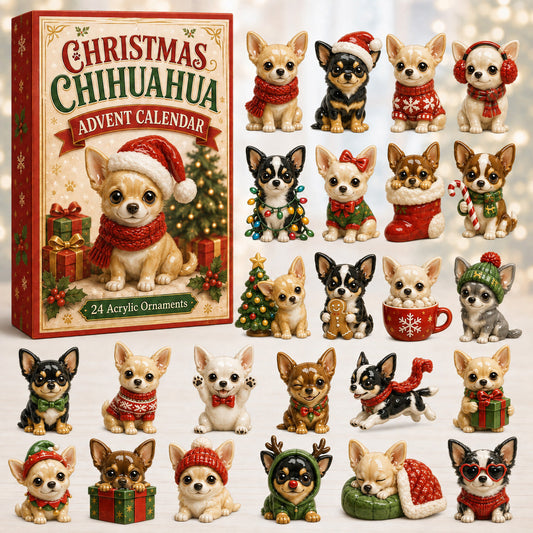 Christmas Chihuahua Advent Calendar 2026 - 24-Day Festive Countdown