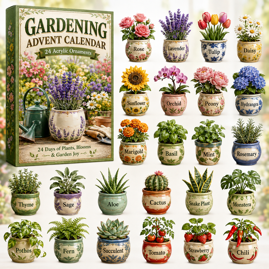 Gardening Plants Advent Calendar 2026 - 24-Day Festive Countdown