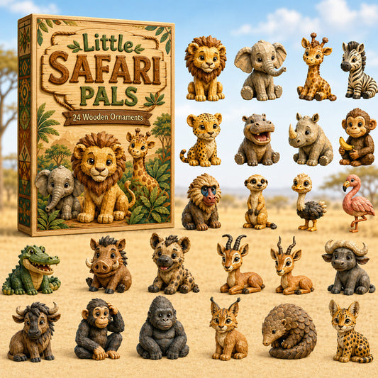 Little Safari Pals Advent Calendar 2026 - 24-Day Festive Countdown