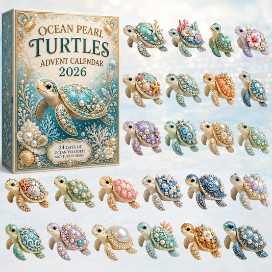 Pearl Sea Turtle Voyage Advent Calendar 2026 - 24-Day Festive Countdown