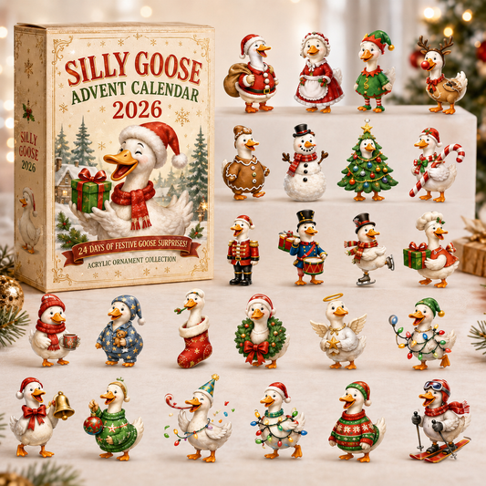 Silly Goose Christmas Advent Calendar 2026 - 24-Day Festive Countdown